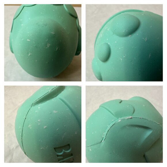 2 BARK Large Super Chewer Rubber Toys / Like New / Rocket and Elf Head - Picture 11 of 12